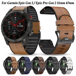 22/26mm Epix Gen 2 Watchband For Garmin Epix Pro Gen 2 51mm 47mm Fenix 6 6X Pro 7 7X 5 5X Plus Straps Quickfit Bracelet Bands