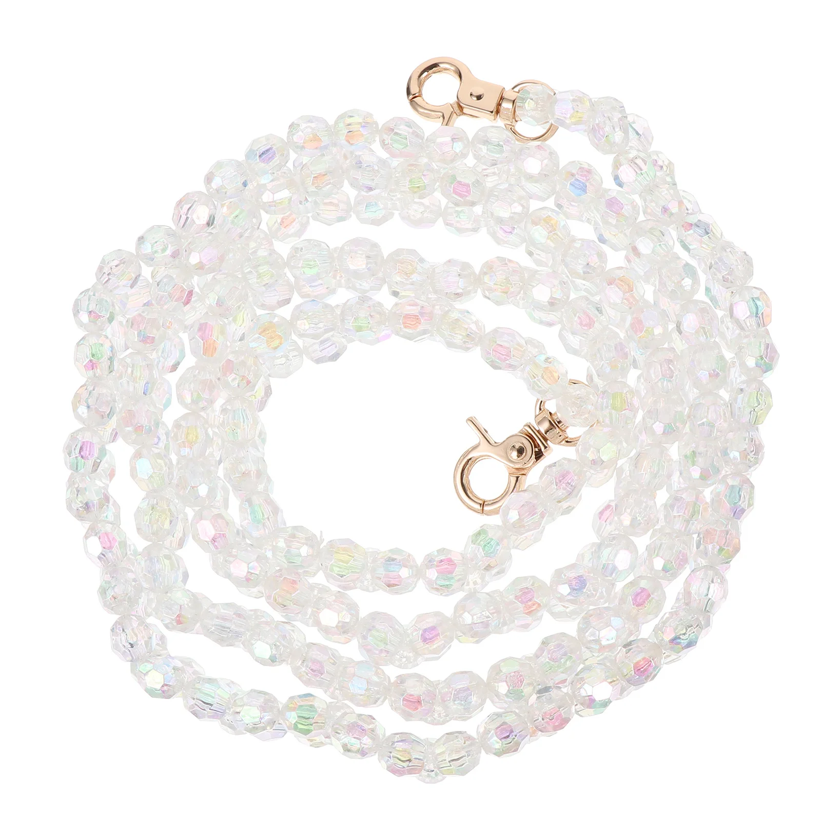 Sangle d'épaule à Double rangée en cristal, 1 pièce, sangle de remplacement solide, fourniture pratique, chaîne de sac à la mode