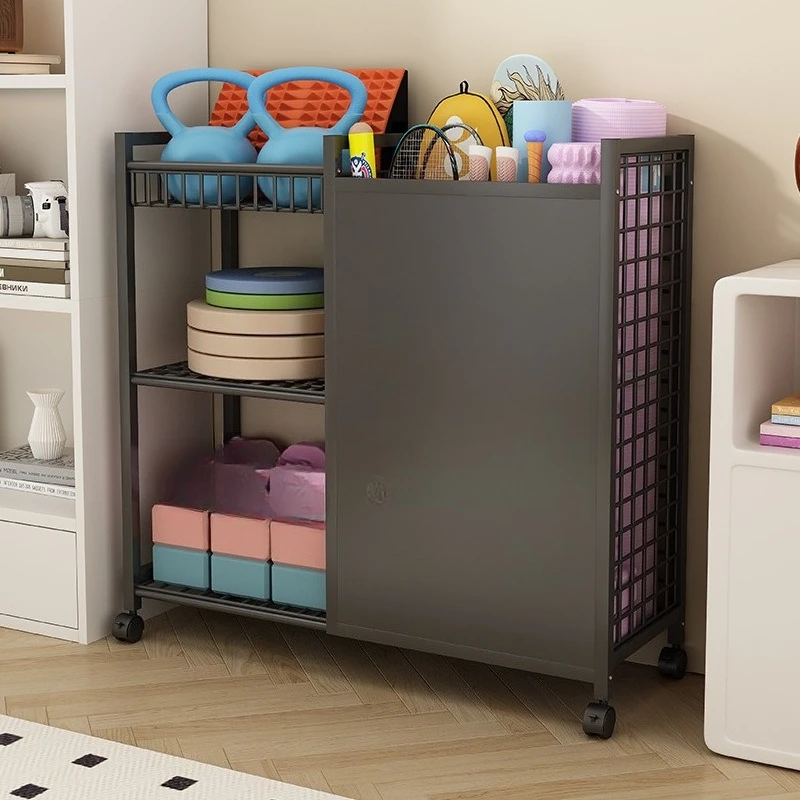 fitness-equipment-storage-rack-household-storage-basket-sports-shelf