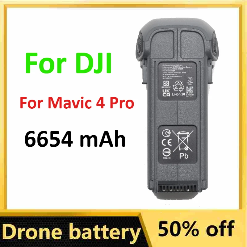 Drone Batterys for DJI Mavic 4 Pro 6654 mAh The Maximum Flight Time Can Reach 51 Minutes