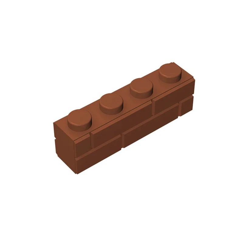 10 Uds 15533 figuras de pared gruesas 1x4 ladrillos DIY bloques de construcción puntos tamaño creativo educativo Compatible con juguetes para niños