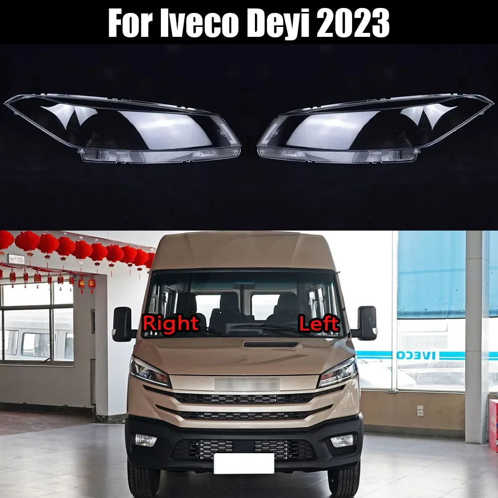 

For Iveco Deyi 2023 Car Front Headlight Cover Headlamp Lampshade Lampcover Head Lamp light Covers glass Lens Shell Caps