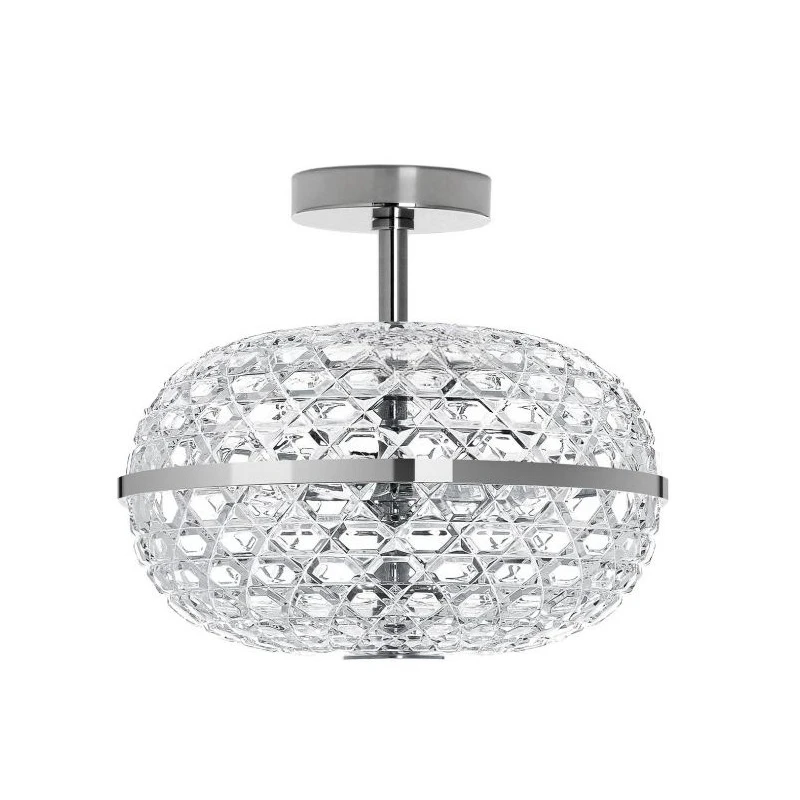 

European simple bedroom villa glass living room hotel lobby entrance aisle decorative chandelier