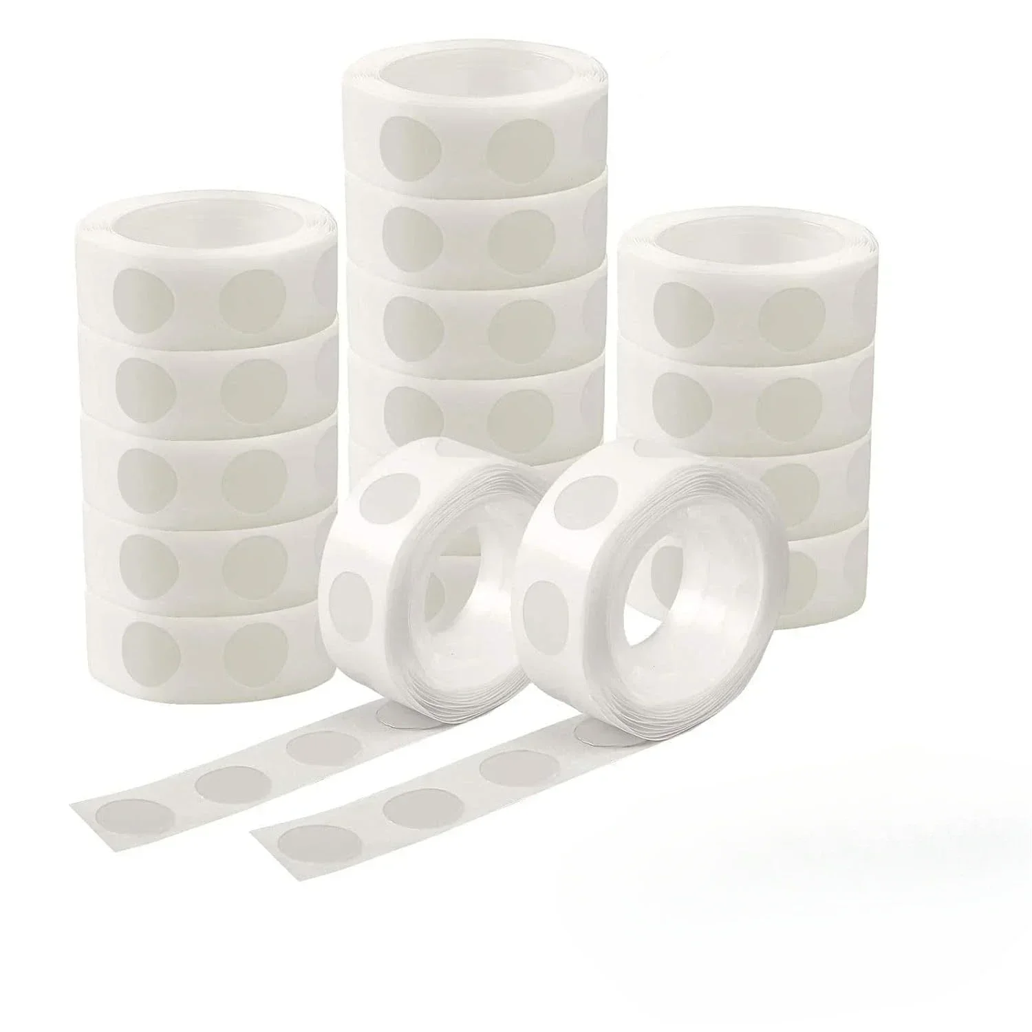 

1500 dots of balloon glue removable dot tape, 15 rolls of double-sided dot stickers for craft wedding decorations