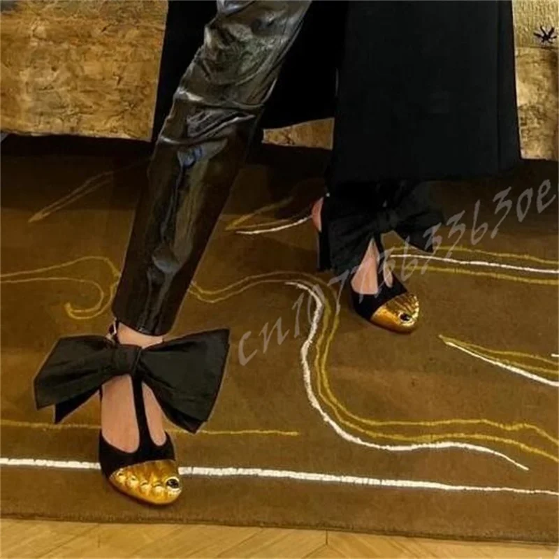 Black Bow Knot Split Toe Sandals T-strap Cut Heels Shoes for Women Stilettos High Heels Runway Shoes 2024 Zapatos Para Mujere