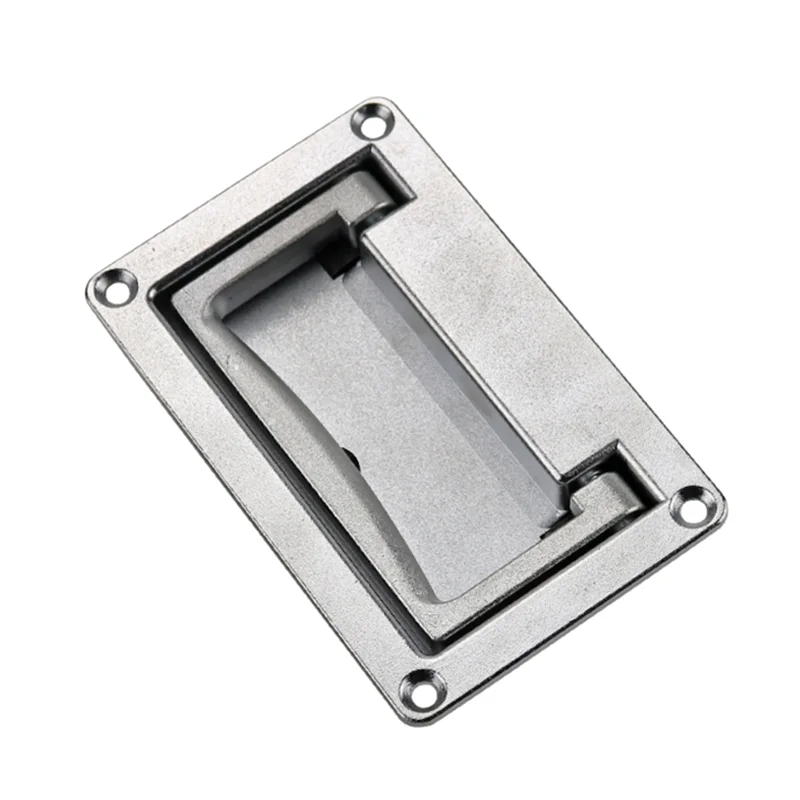 Zinc Alloy Embedded Handle Industrial Equipment Cabinet Electrical Box And Control Cabinet Door Folding Handle