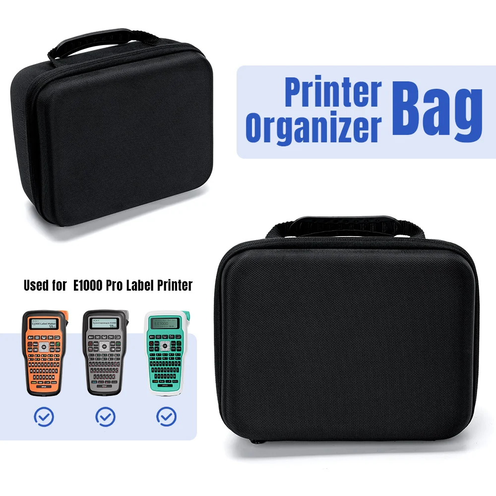 Label Printer Case Compatible E1000 PRO Portable Label Maker