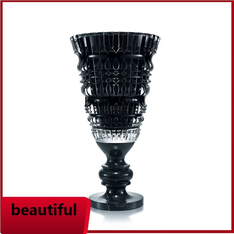 

F132 Phantom Crystal Glass New Era Classical Flower Device Exquisite Gift Decorative Flower VaseX