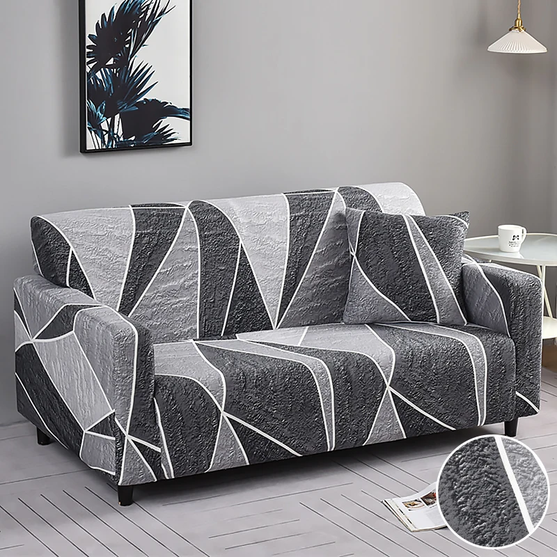 Description Picture 3 of itemStretch Sofa Slipcovers Furniture Protector Full-incluve Non-slip Sofa Covers with Elastic Bottom Floral Sofa Towel Couch Cover