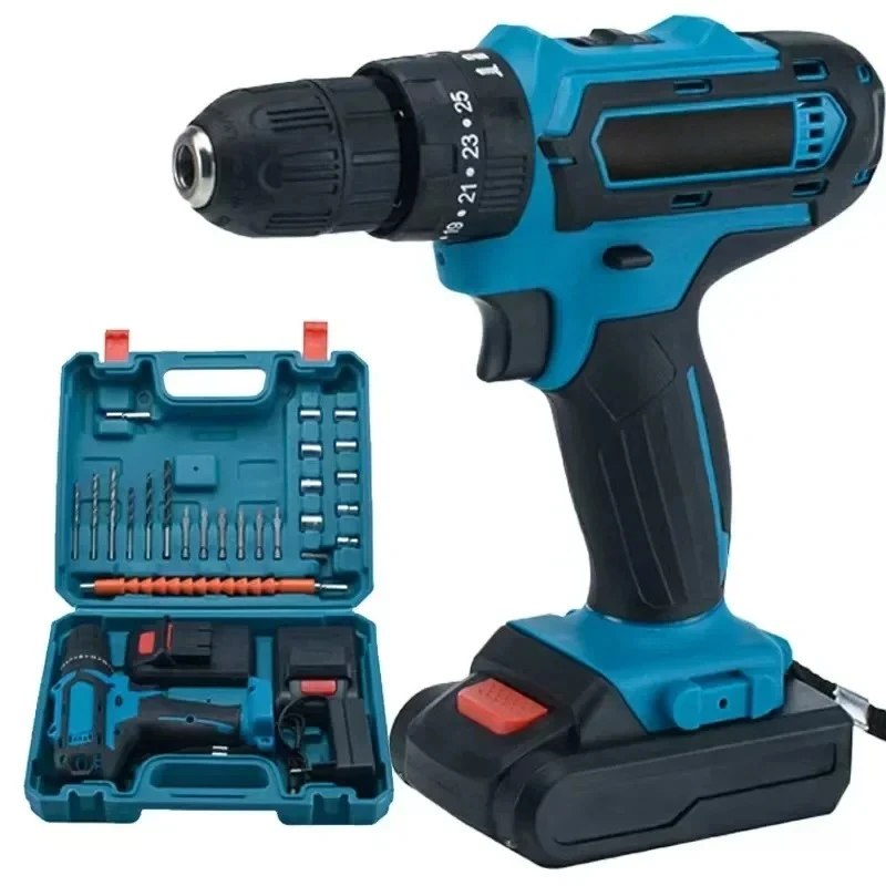 21+1 Torque Settings Affordable 28V Lithium Cordless Drill Multifunctional Home DIY Power