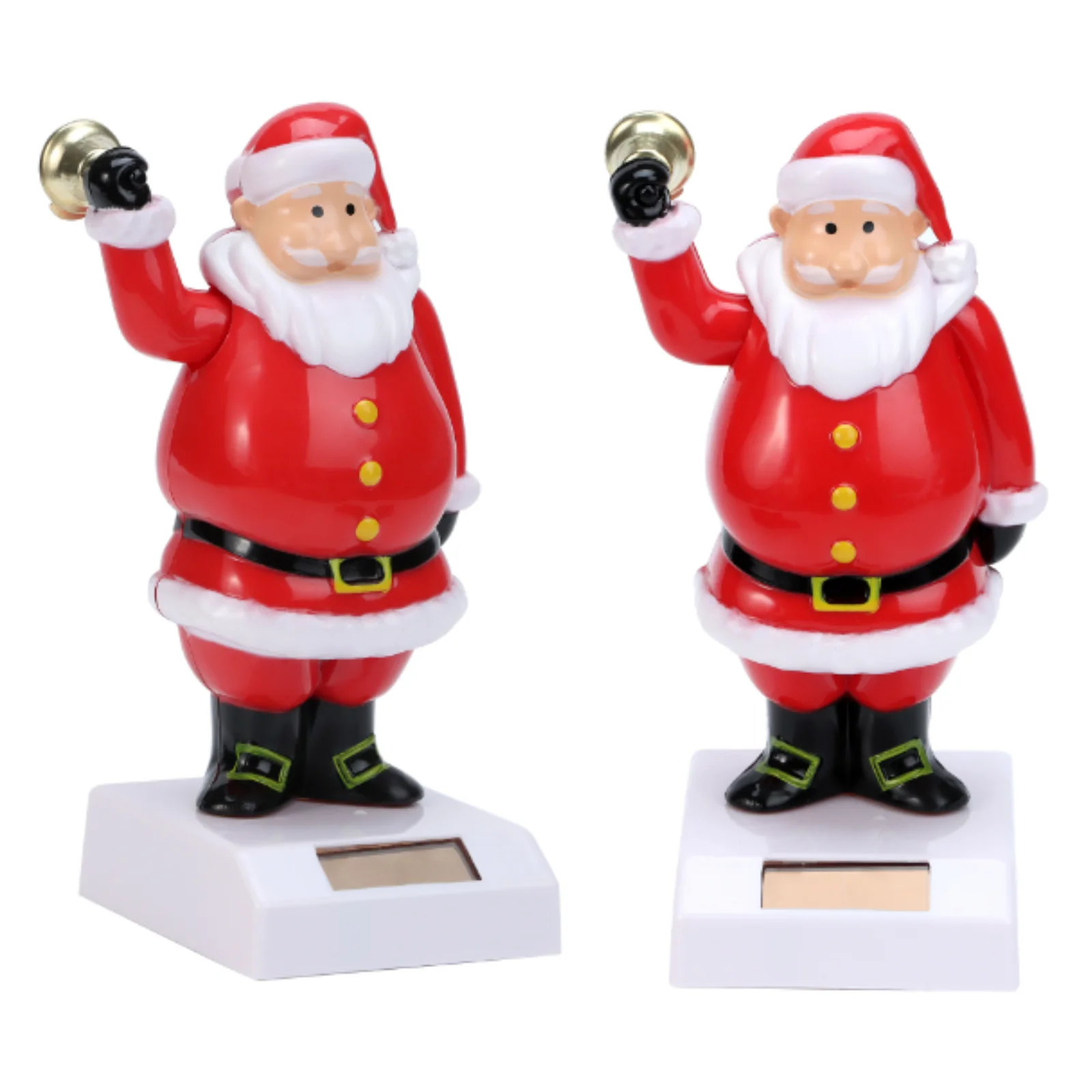 

New Christmas Cute Car Ornament Solar Dancing Santa Claus Automatic Swing Car Interior Decoration Holiday Gifts