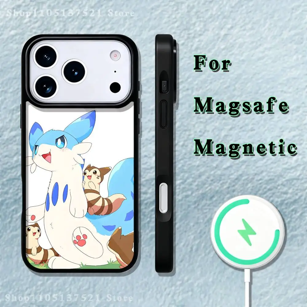 Casing Ponsel Game P-Palward C-Chillet Untuk iPhone 17,16,15,14,13,12,11,Pro,Max,Plus,Mini,SE4,E Pengisian Daya Nirkabel Magnetik Magsafe