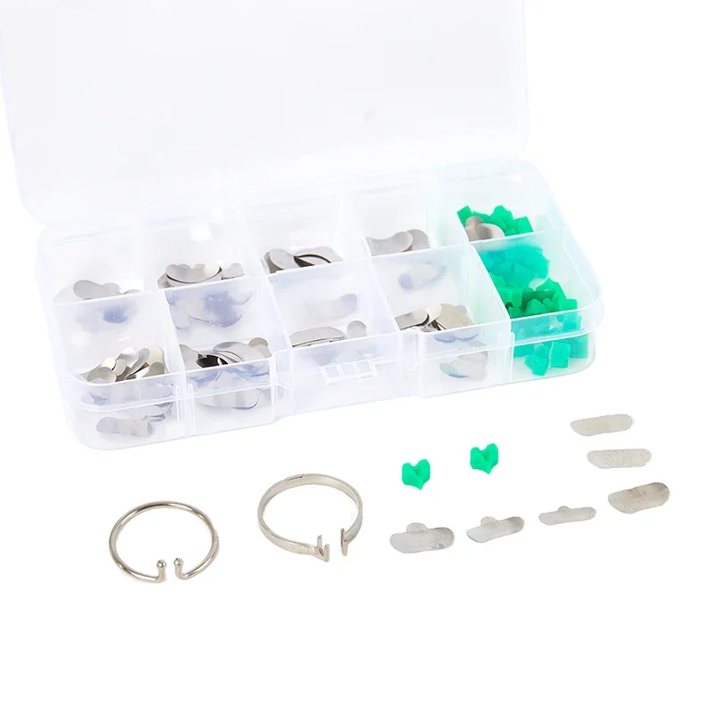 Dental Matrix Sectional Contoured Metal Matrices Bands Dental Matrix Rings Full Teeth Replacement  Oral Care view 5