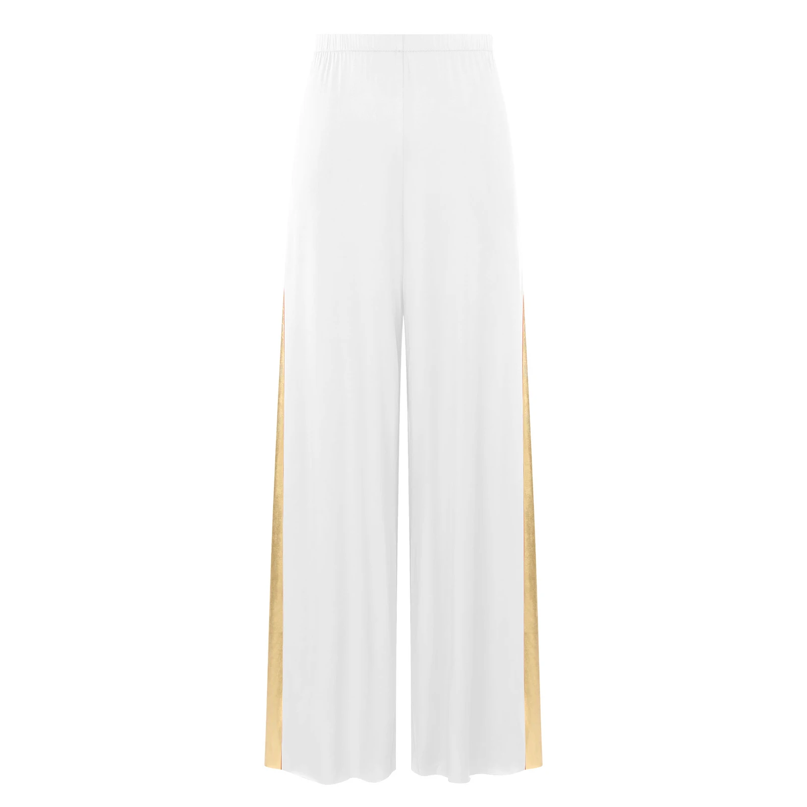 المرأة الحديثة الغنائية الثناء ملابس الرقص جوقة الكنيسة العبادة الليتورجية زي طويل الأكمام قميص معدني مع السراويل الطويلة