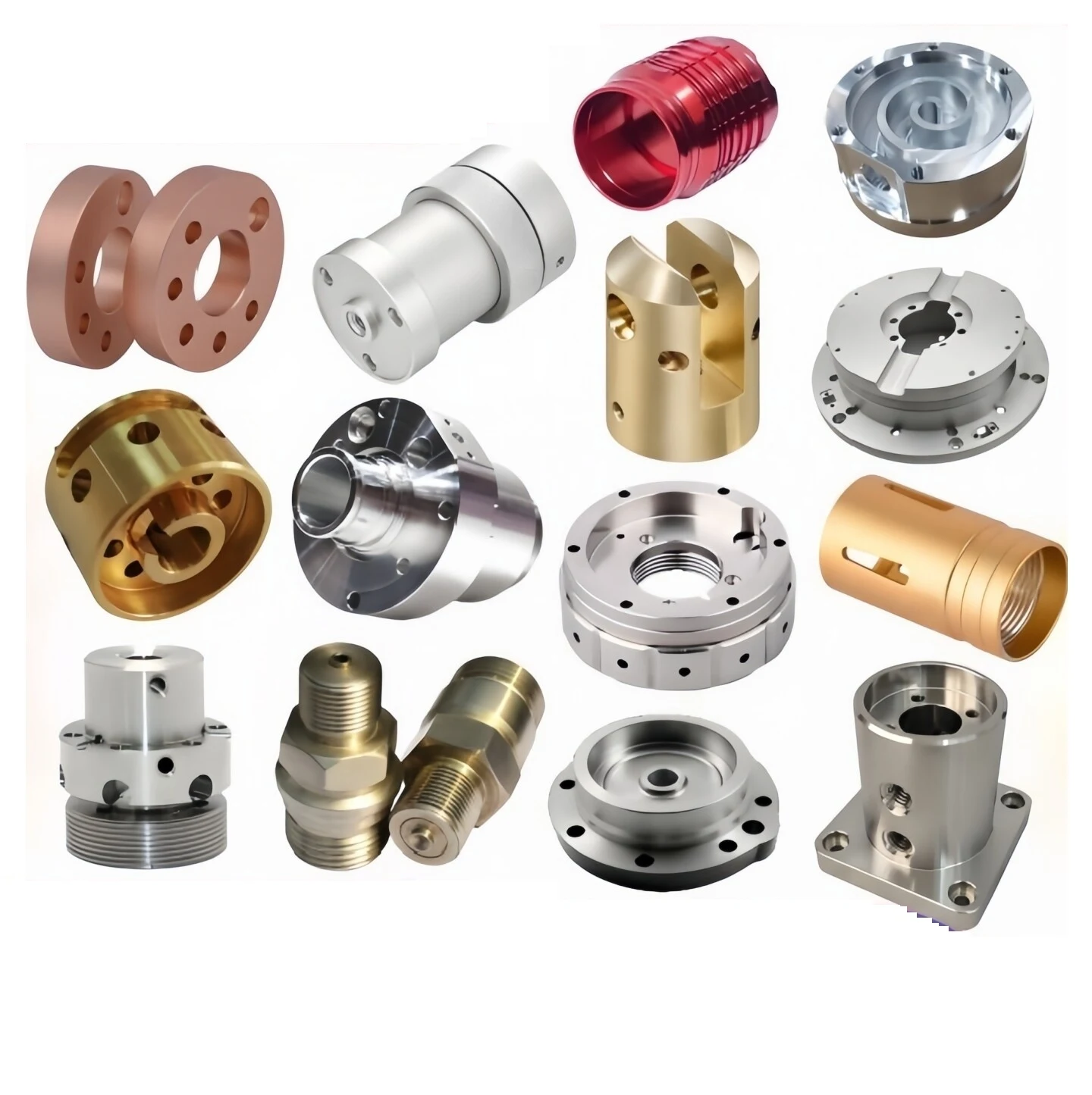 Low MOQ Custom CNC Machined Metal Parts Stainless Steel Brass Aluminum Prototype Machining Non-Standard Mechanical Hardware