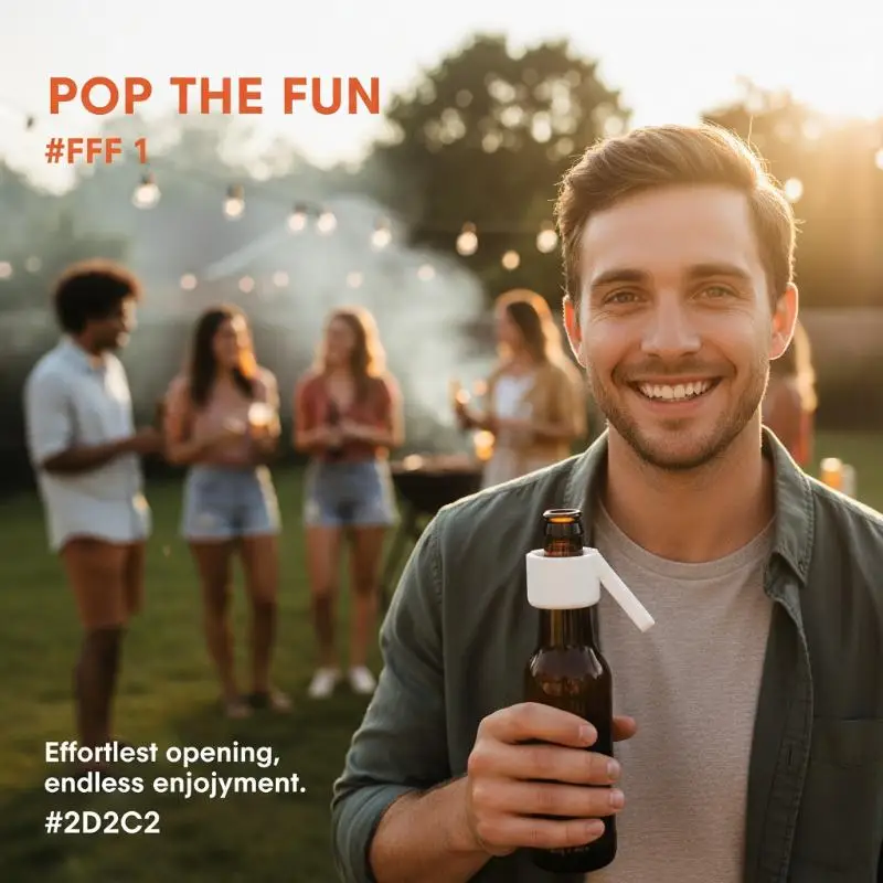 Funny Bottle Opener Beer Launcher Home Bar Cap Shooter Fun Drinking Game Gadget for Party Use Entertainment image 3