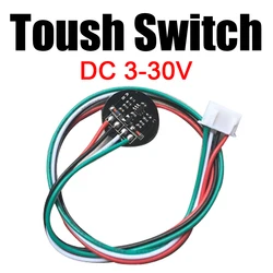 DC 3V-30V Capacitive Touch Switch Module Latch / Jog Trigger Action Bistable 12V 24V 5V 4PIN for LED light control relay power