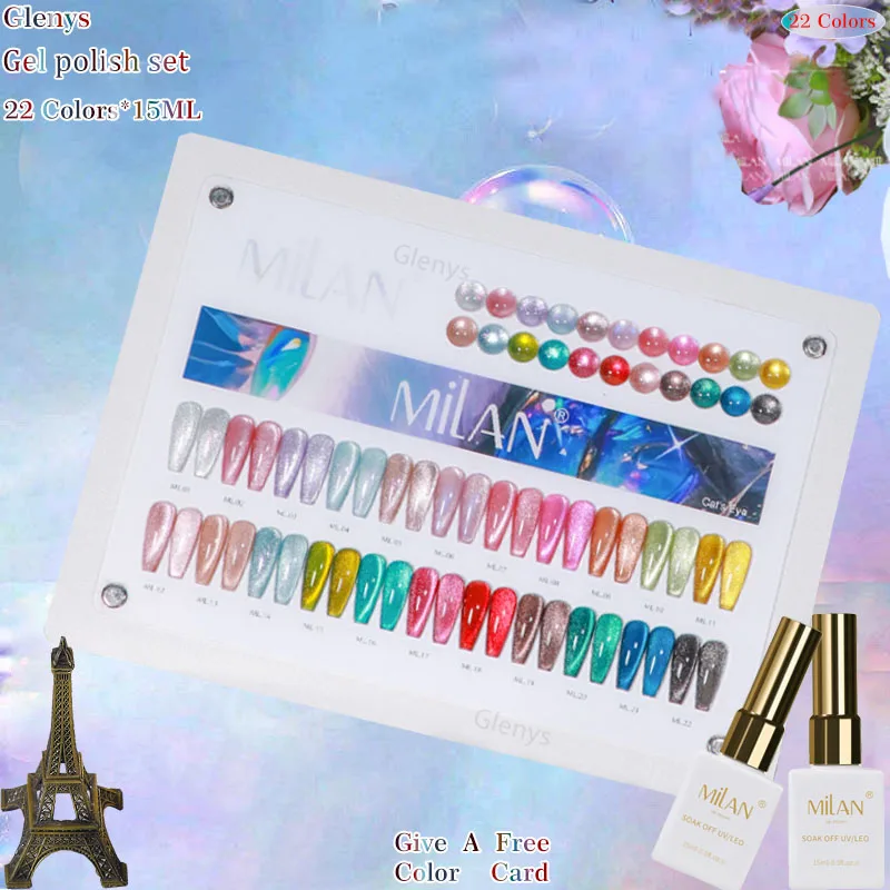 グレニーズ 22色 キャッツアイ ネイルポリッシュ ジェル ネットレッド ポップスター シャイン セミパーマネント イマージョンジェル カラーマッチングカード バニッシュセット
