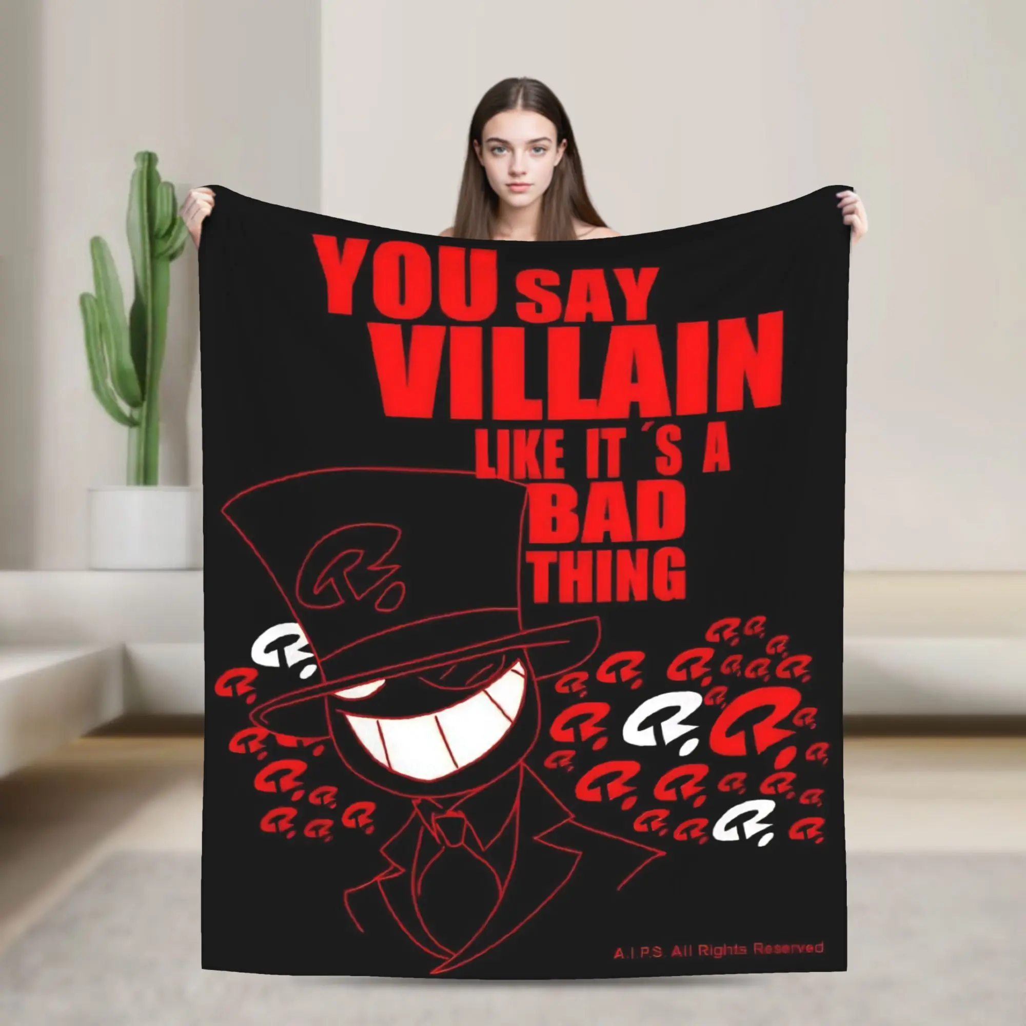 Villainous Comdy Accessories Blanket Cozy Soft  Throw Blankets for Couch 50x60 Inches Multi-size Throws And Blankets