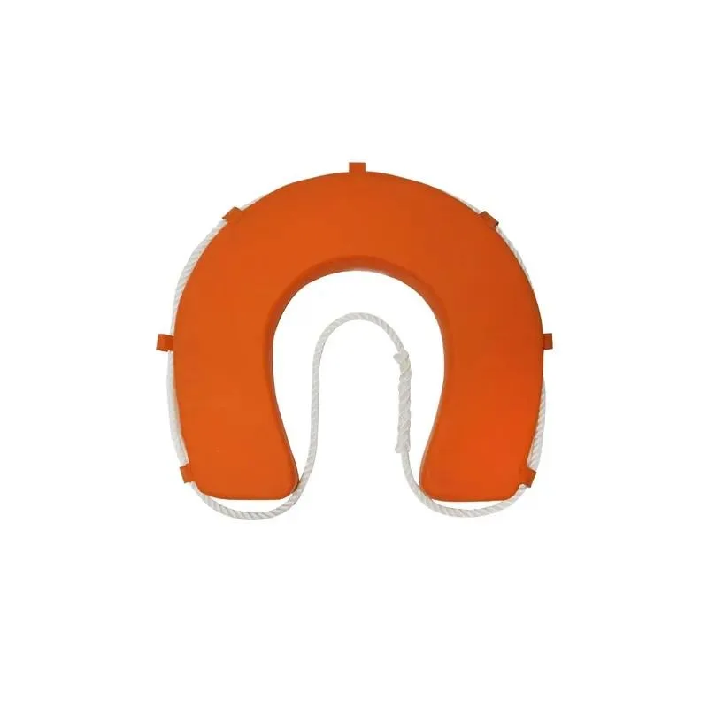 Yacht Horseshoe Life Buoy Marine Safety Ring Float for Boat Ship Emergency Rescue Equipment Durable Foam Lifesaver Device