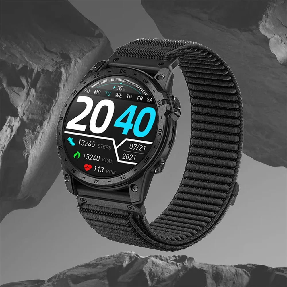 20mm 22mm 26mm Nylon Strap for Garmin Fenix 8/7X/Tactix 8/Quatix 8 Bracelet Wristband for Garmin Instinct 3/Forerunner 970 965