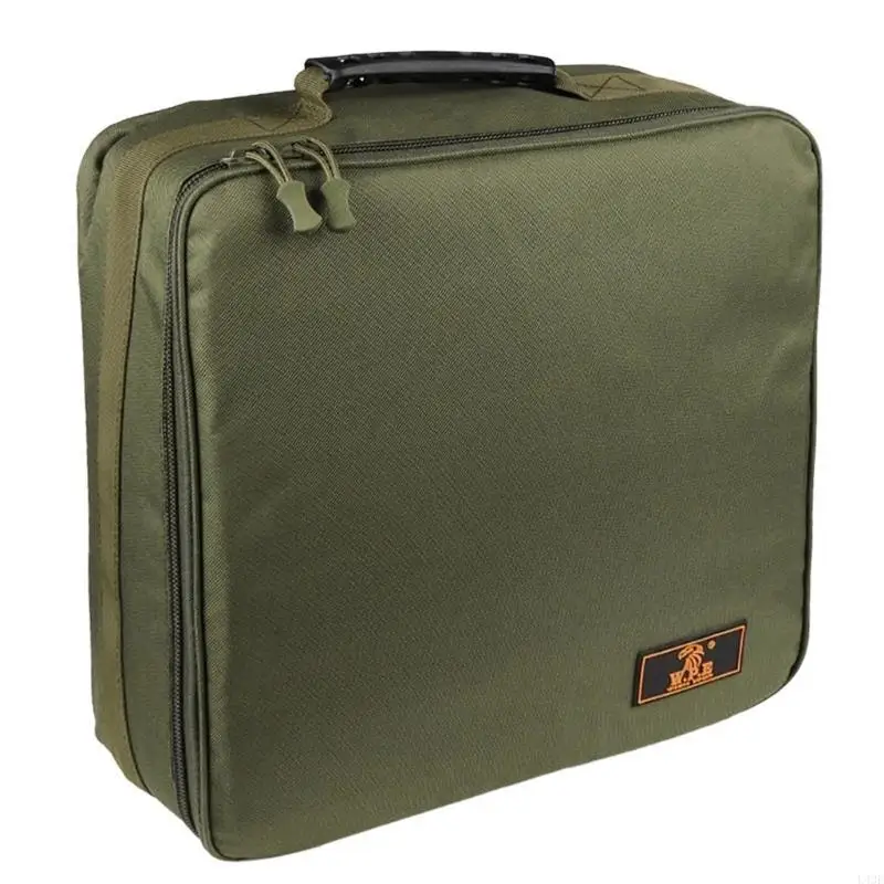 Carp Fishing Reel Bag Portable Outdoor Fishing Reel & Gear Bag Carry Storage Bag Water-Resistant Fishing Tackle Bags 