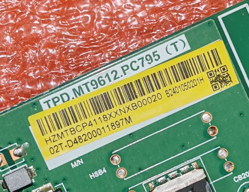 TPD.MT9612.PC795(T) 02T-D48200011897M Płyta główna telewizora z siecią WiFi trzy w jednym, zdjęcie fizyczne, przetestowana