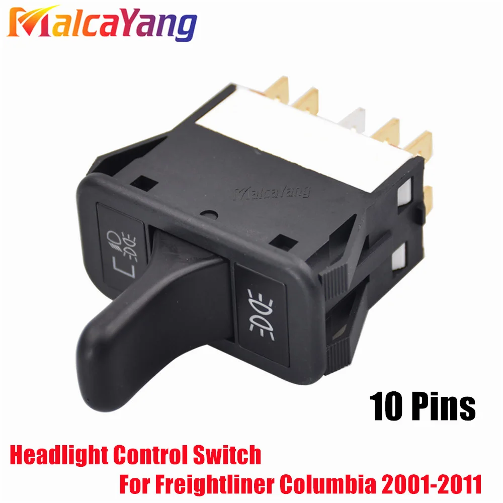 Accesorios de coche para Freightliner Columbia 2001-2011 Columbia faro Control interruptor botón piezas de repuesto A 0630769010