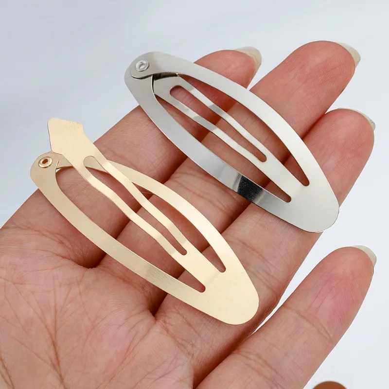 

10/20 шт., металлические заколки для волос BB 4/5/6/7/8 см, серебристые, золотистые, Y2K, заколки для волос с каплями воды, сделай сам, прическа, заколка из сплава, аксессуары для женщин