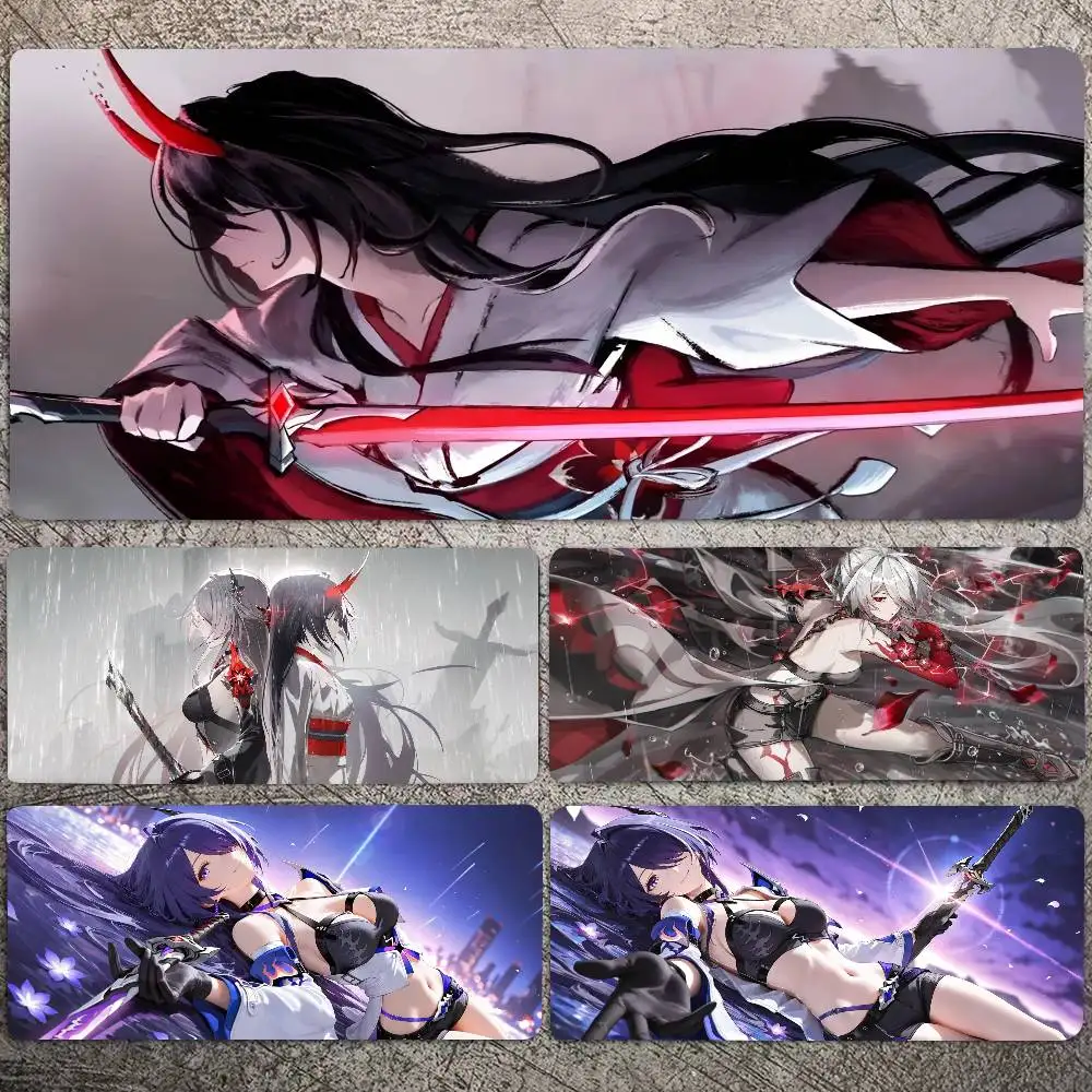 Acheron Anime Game Honkai Star Rail Mousepad Non-slip Suitable For Office Computers Laptops E-sports Game Desk Mats XXL Keyboard