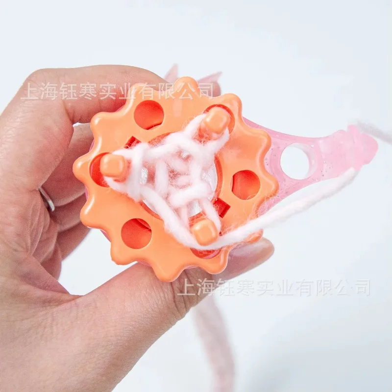 تزيين حبل الحياكة المحمولة آلة الحياكة اليدوية الحرفية سوار ذاتي الصنع نسج أدوات تعمل يدويا ويفرСКДКСН ФСНК ШНР.