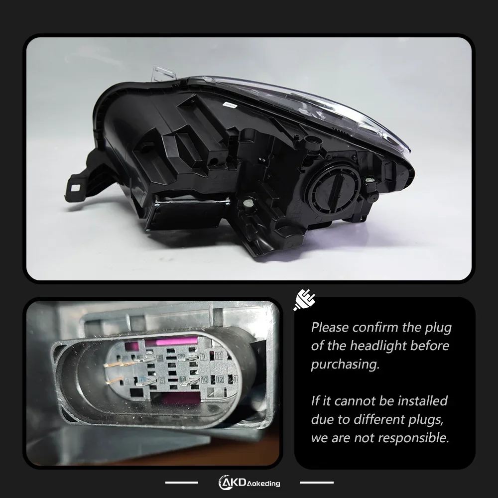 Car Lights for Benz ML350 ML320 Headlight Projector Lens 2012-2015 W166 Head Lamp LED Headlight Front Drl Automotive Accessories