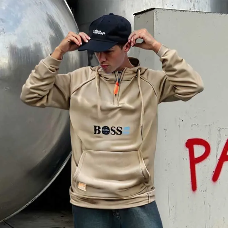 

Men's hooded sweatshirts come in loose pullovers, fashionable sweatshirts and wool thermal sweatshirts