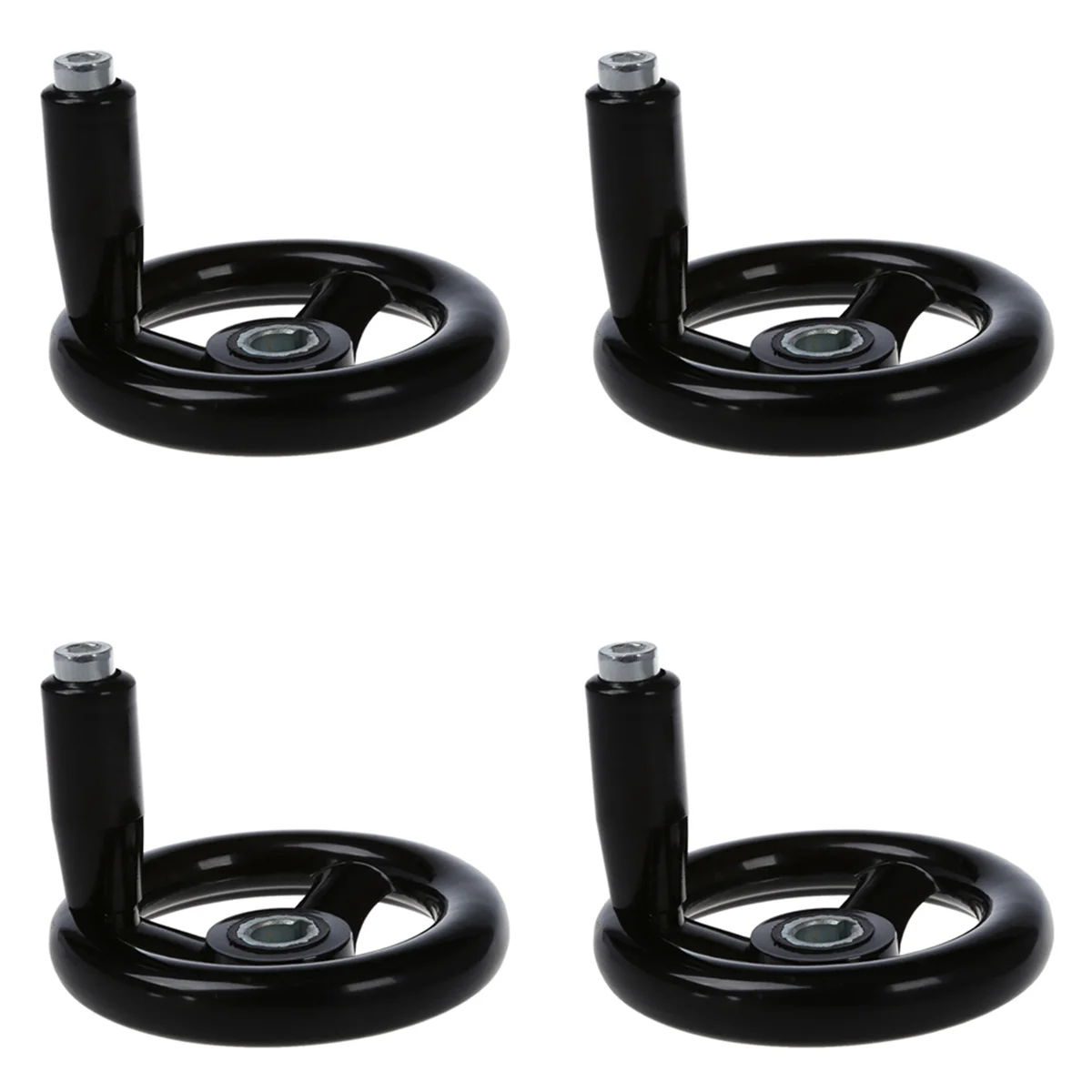 A92P 4 peças roda manual de 3,9 polegadas de diâmetro com alça giratória para fresadora