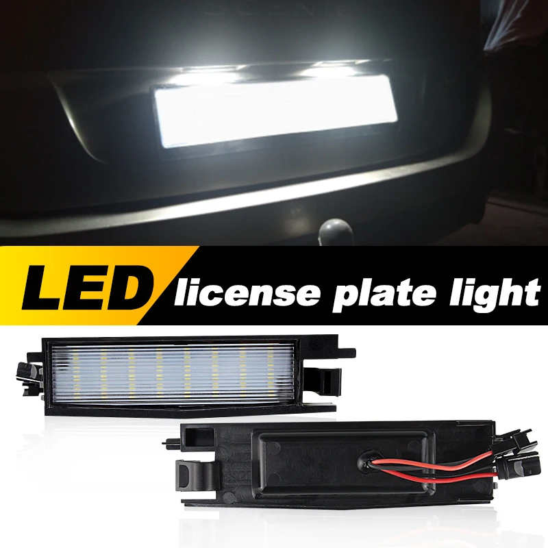 2pcs Car License Plate Light SMD LED Number Plate Light For Ford Transit Connect 4388111 86VB-13550-AH 1732840 86VB-13550-A