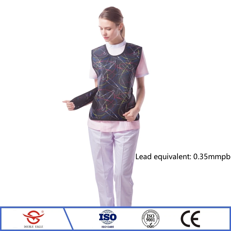 

X-ray protective 0.35mmpb short lead vest radioactive factory nuclear radiation protection high-quality short lead apron