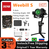 ZHIYUN WEEBILL S 3-Axis Gimbal Stabilizer for Mirrorless and DSLR Camera Sony A7 III A6000 Nikon Panasonic GH5 Canon WEEBILL LAB