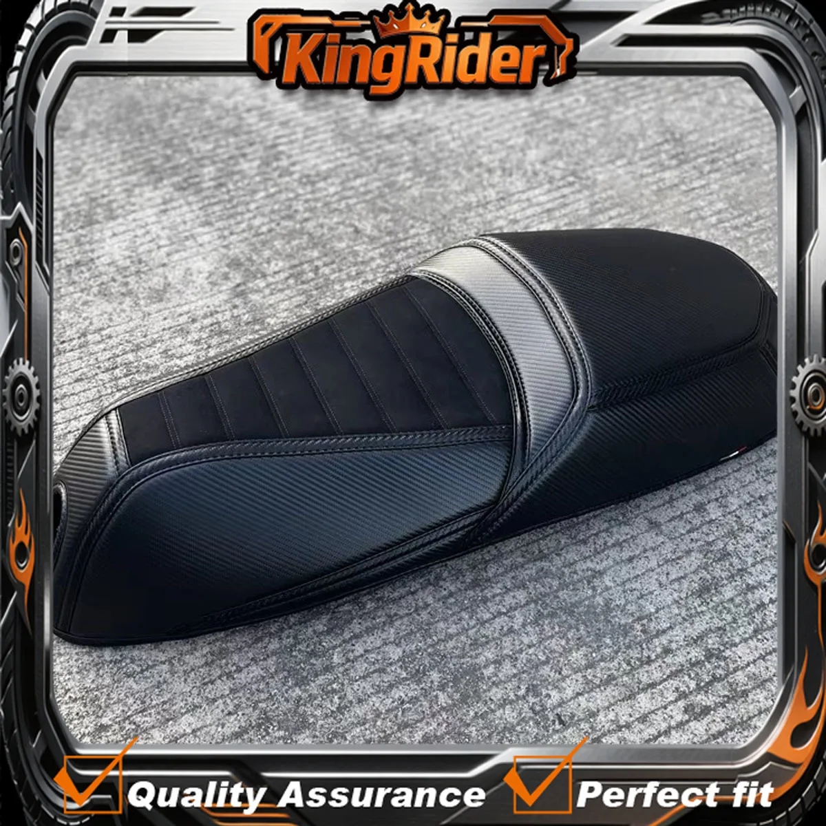 Motorcycle seat cover accessories thickened seat cover lumbar support backrest Fit For Peugeot Django EVO150 EVO 150