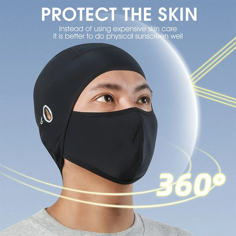 

Breathable Summer Cycling Mask UV Resistant Sun Protection Helmet Liner for MTB Motorcycle Men Women Cycling Equipment