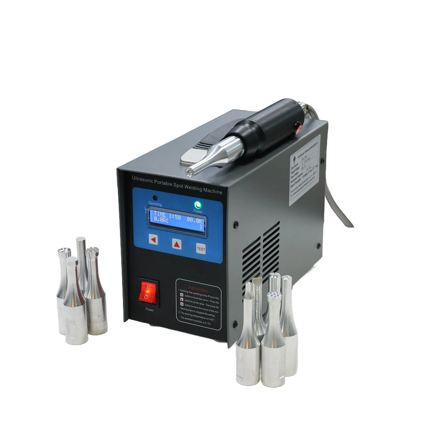 KXH-2806 Handheld Spot Welding System Titanium Alloy Horns Packing Electronic Components Repair Tool