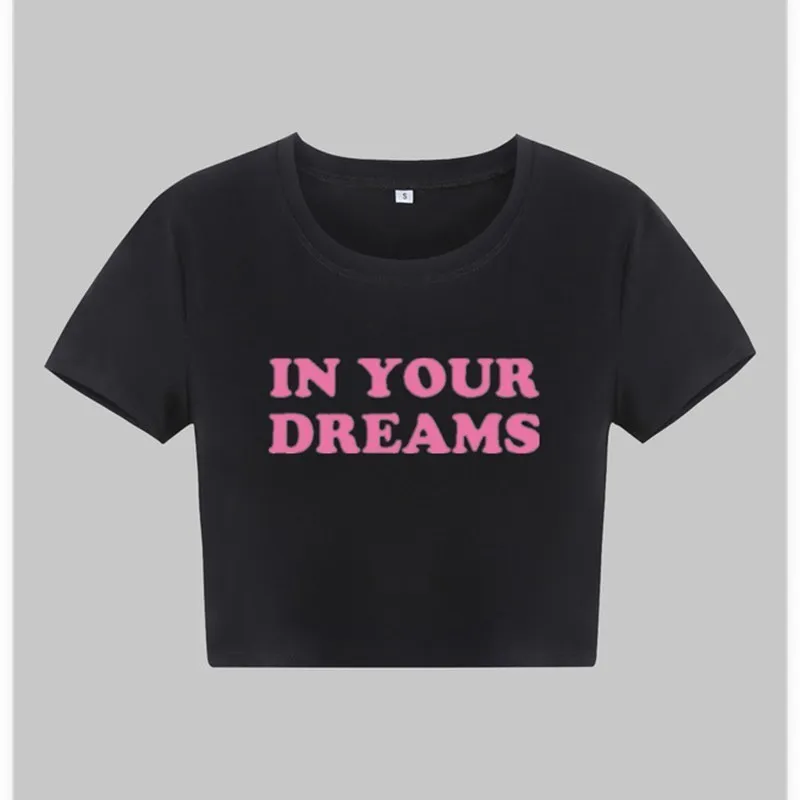 fashion woman blouse 2023 Baby Tee Cute Pink Womens Printed Aesthetic Fairy Crop Tops Y2k Clothes Punk Streetwear Sweet Sexy Top