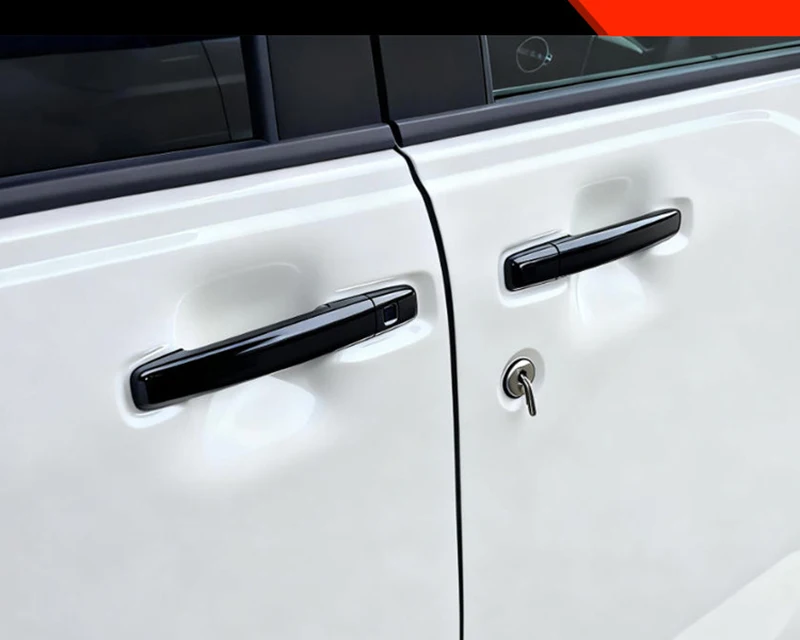 For Nissan Roox 2025 2026 Car Accessories ABS Chrome Door Handle Cover With Smart Key Hole Catch Cap Trim Molding