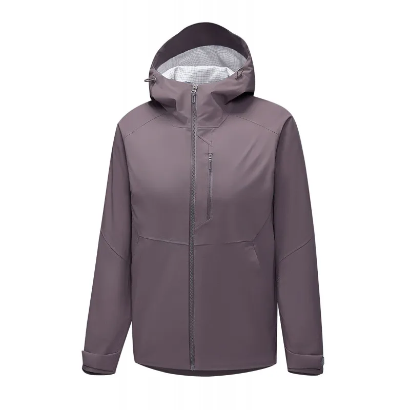 

Hard-shell Windbreaker Jacket Trendy Man Outdoor Waterproof Technical Hooded Jacket Suitable for Wilderness Hiking and Camping