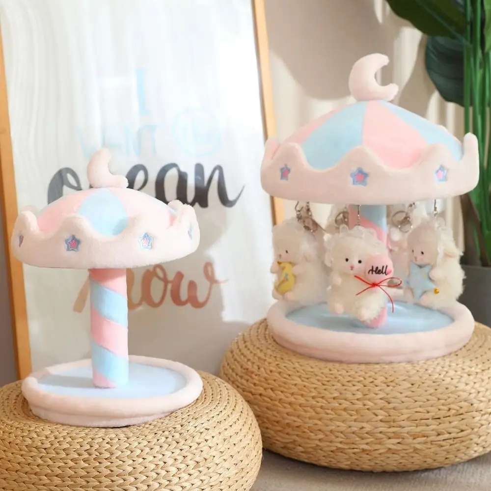 With Hooks Carousel Display Rack Collection Pendant Stuffed Storage Rack Manual Rotation 35cm Display Rack Anime Goods