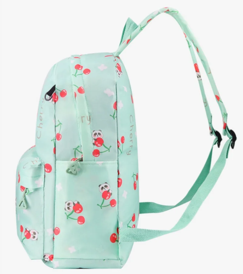 Sac à dos en nylon de grande capacité pour femme, nom brodé personnalisé, sac d'étudiant, fournitures de sac cadeau, mode