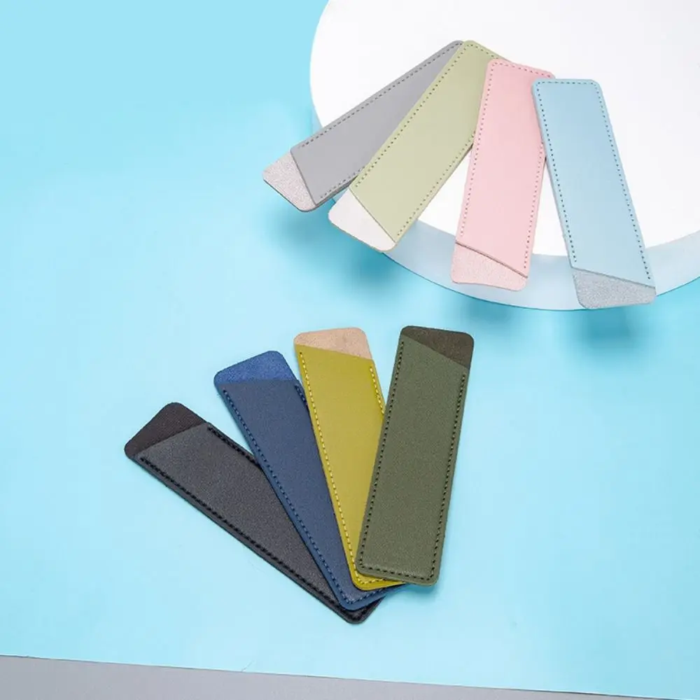 

Pen Case Pocket PU Leather Leather Pen Bag Handmade Soft Pen Protective Bag Vintage Holder Pen Sleeve Pouch Scrapbook