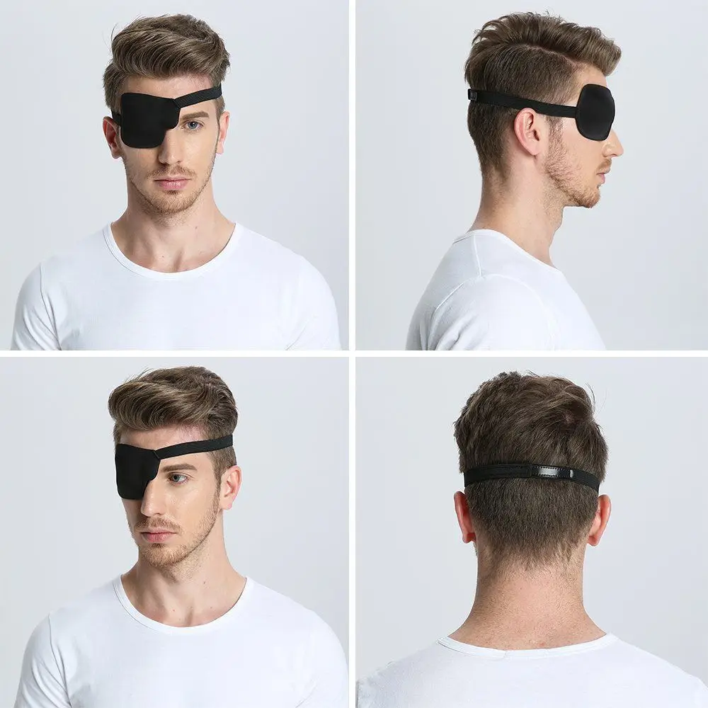 3D Single Eye Patch Adjustable Breathable Strabismus Eye Patches Colorful Soft Amblyopia Eye Patches Strabismus Eyes