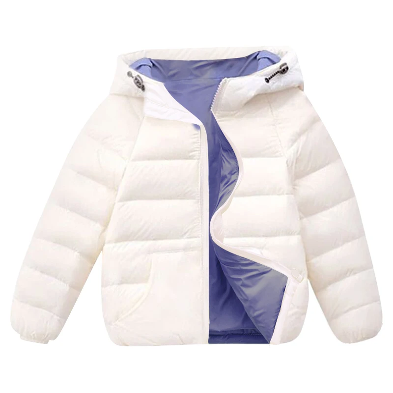 2023winter new products children\'s lightweight down jacket boys and girls candy color lightweight children\'s down jacket 2-8 ye