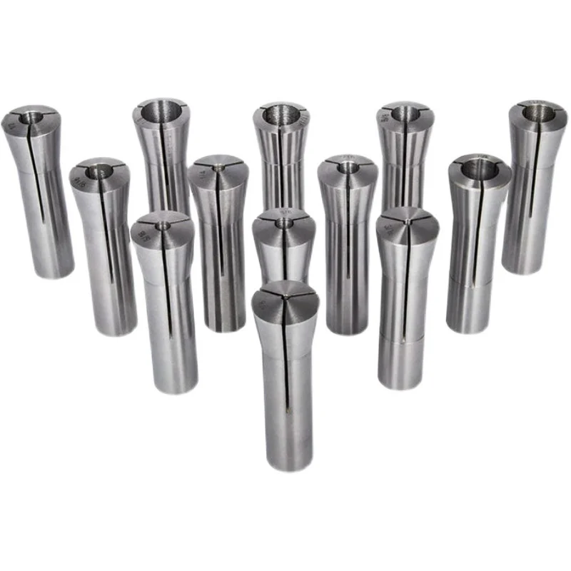 R8 3 4 5 6 Spring Collets Set High Precision Metric M12 thread inche 7/16 Clamping Tools Lahte Machine Parts