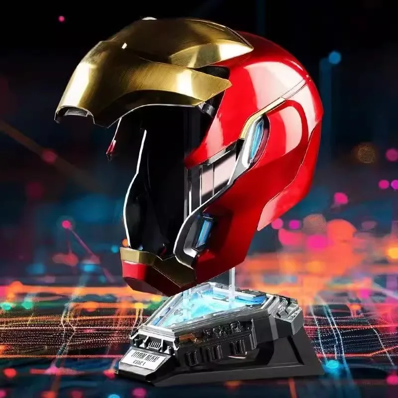 Mechahead Iron Man Mk50 Wearable Helmet Voice Control Electric Open Close Lighted Display Collectible Gift For Adult Men Gift